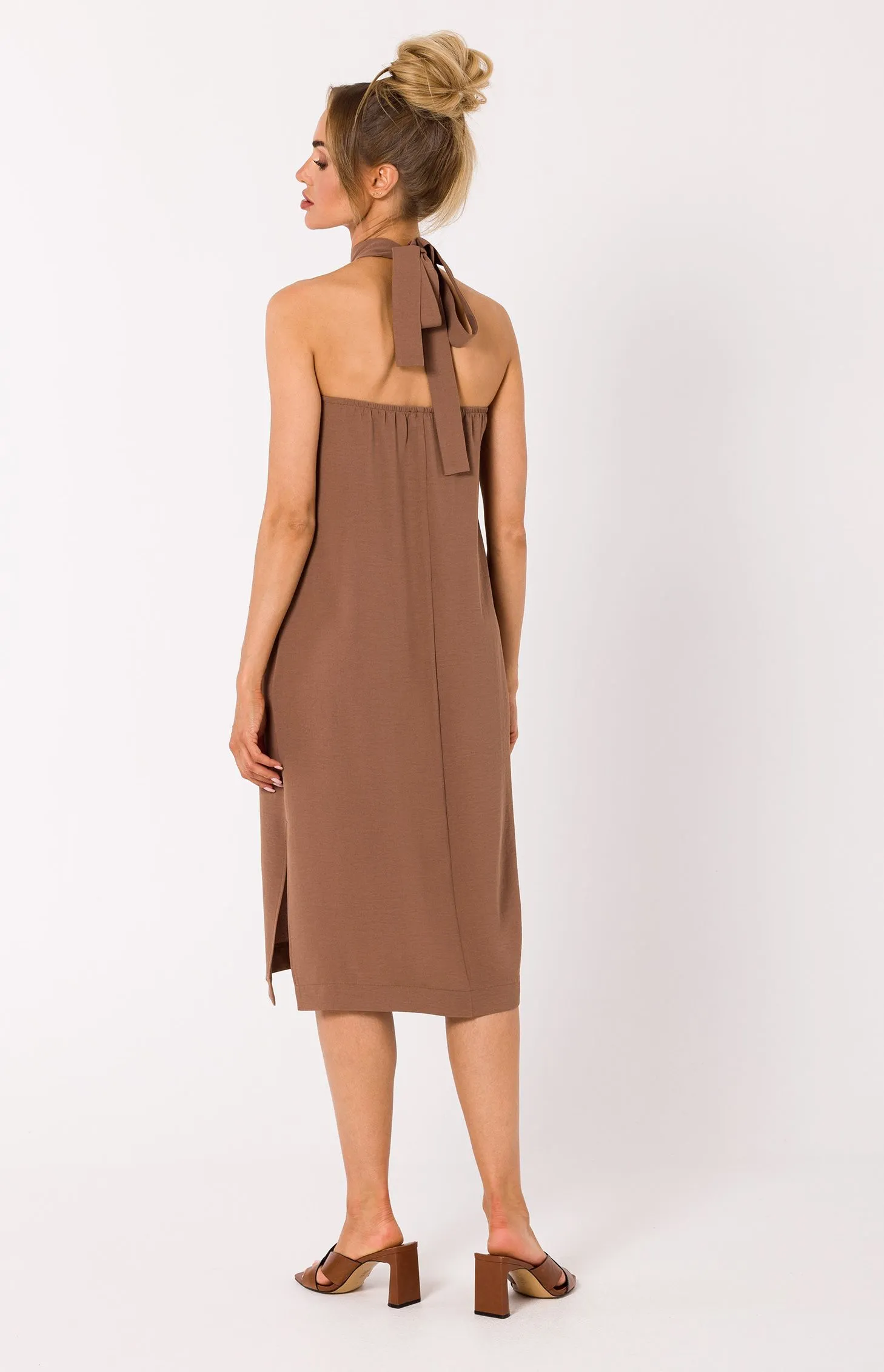 Robe dos nu chocolat