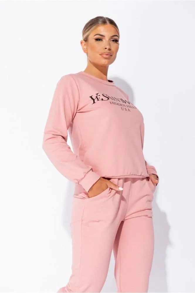 Rose Ye Saint West Jumper & Jogger Loungewear Set