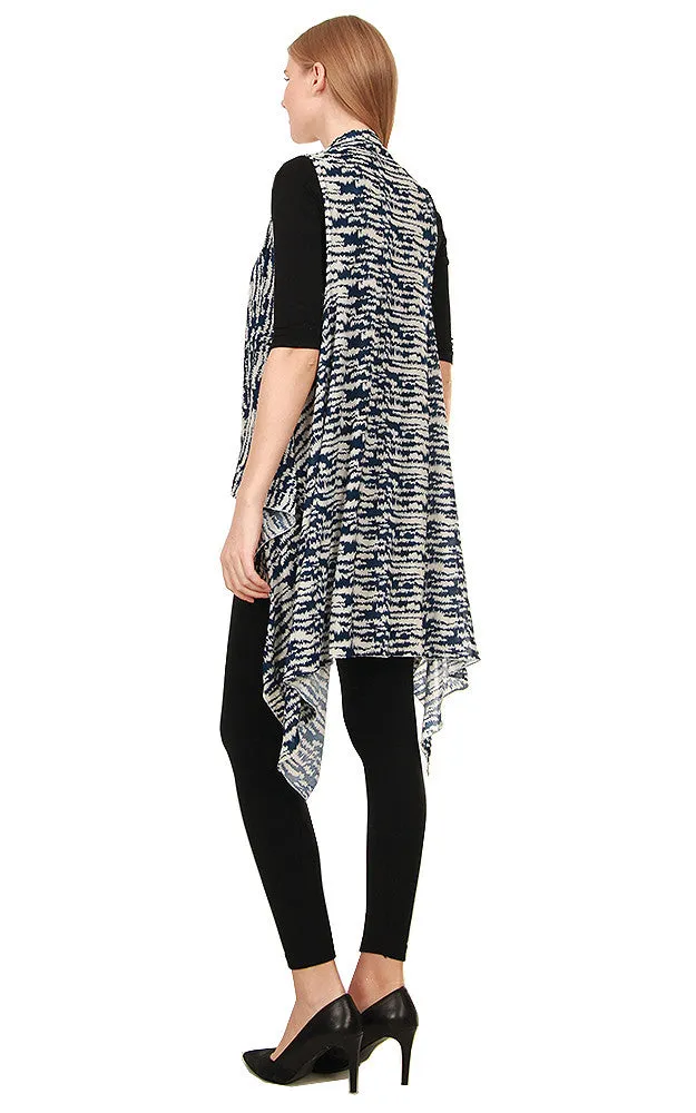 SN533 Spandex Stroke Scarf Long Vest