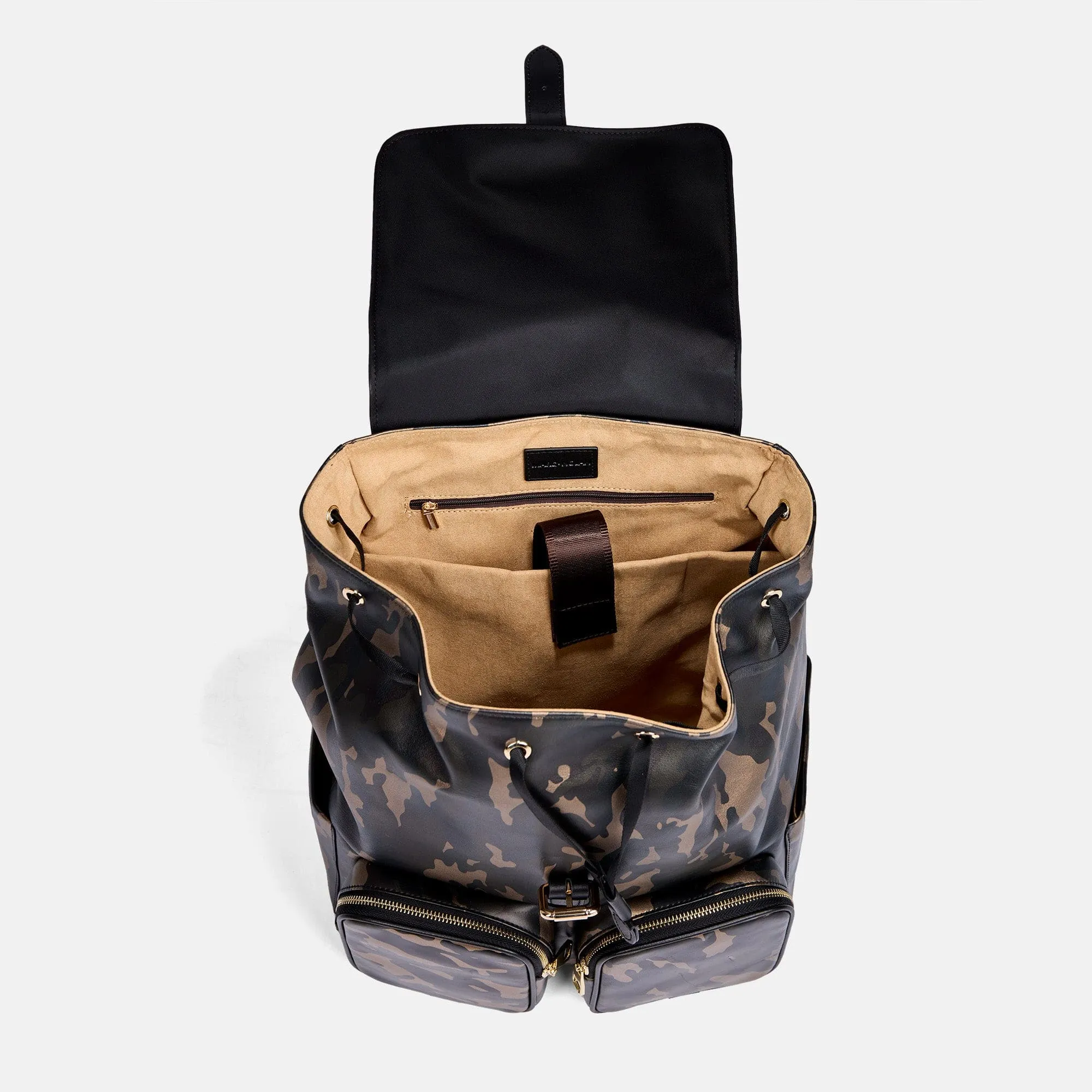 SOHO Camo Leather Backpack