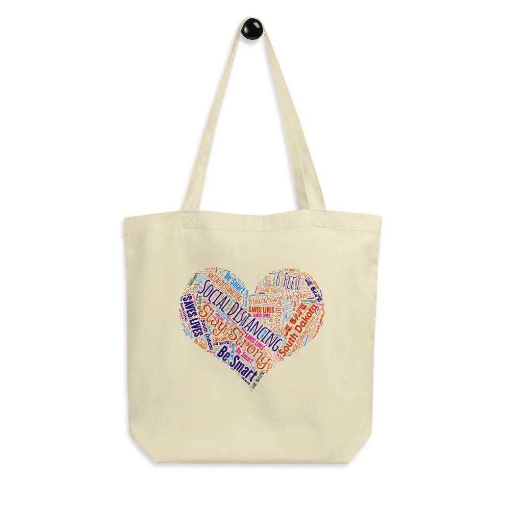 South Dakota - Social Distancing Tote Bag - Eco Friendly