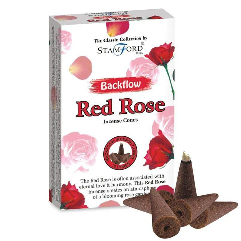 Stamford Backflow cones - Red rose