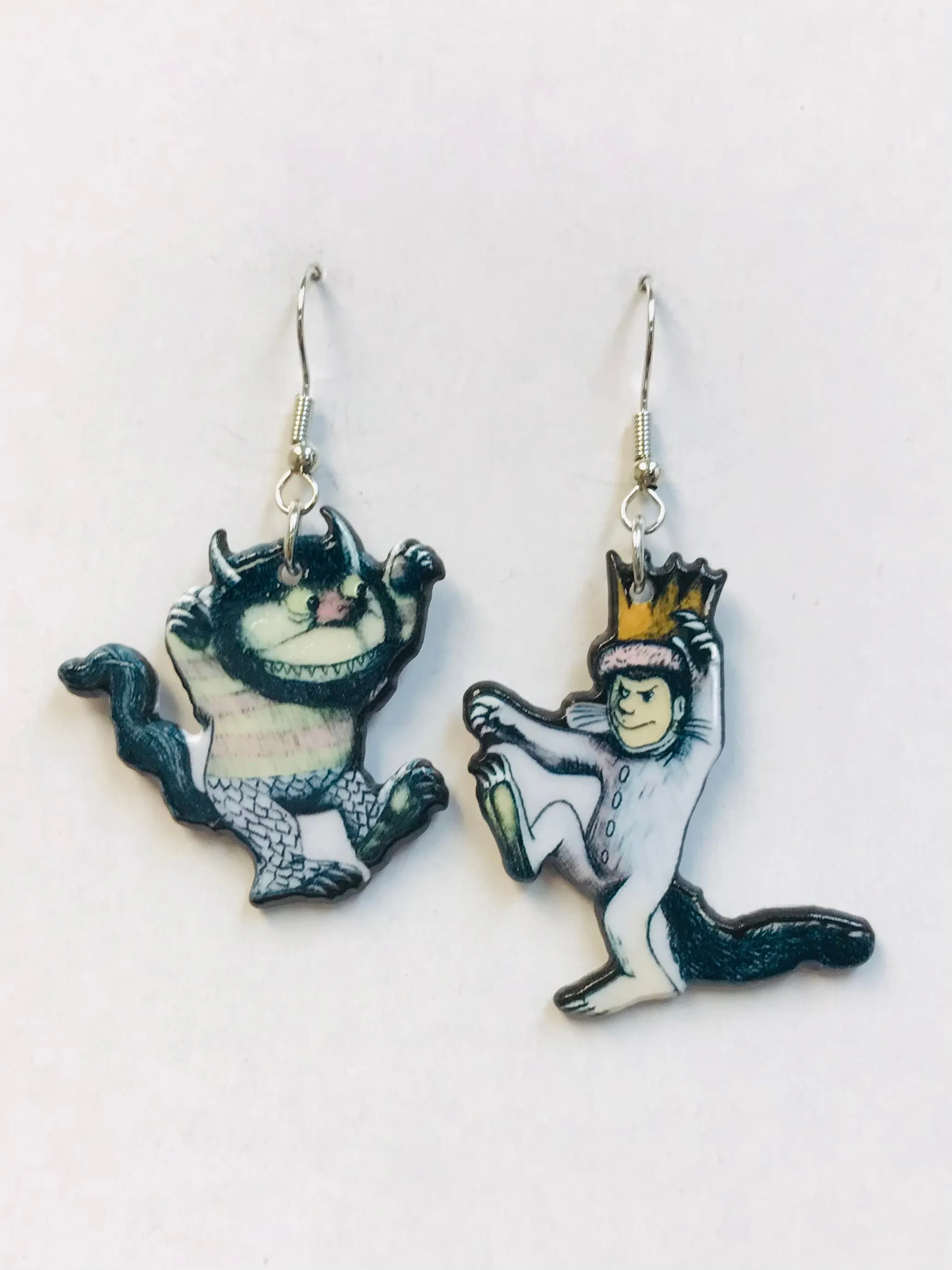 Story book Earrings, Where Wild Things Are Earrings