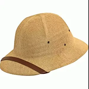 Straw Pith Helmet