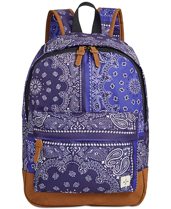 Sun + Stone Men's Riley Bandana Backpack Blue Size Regular