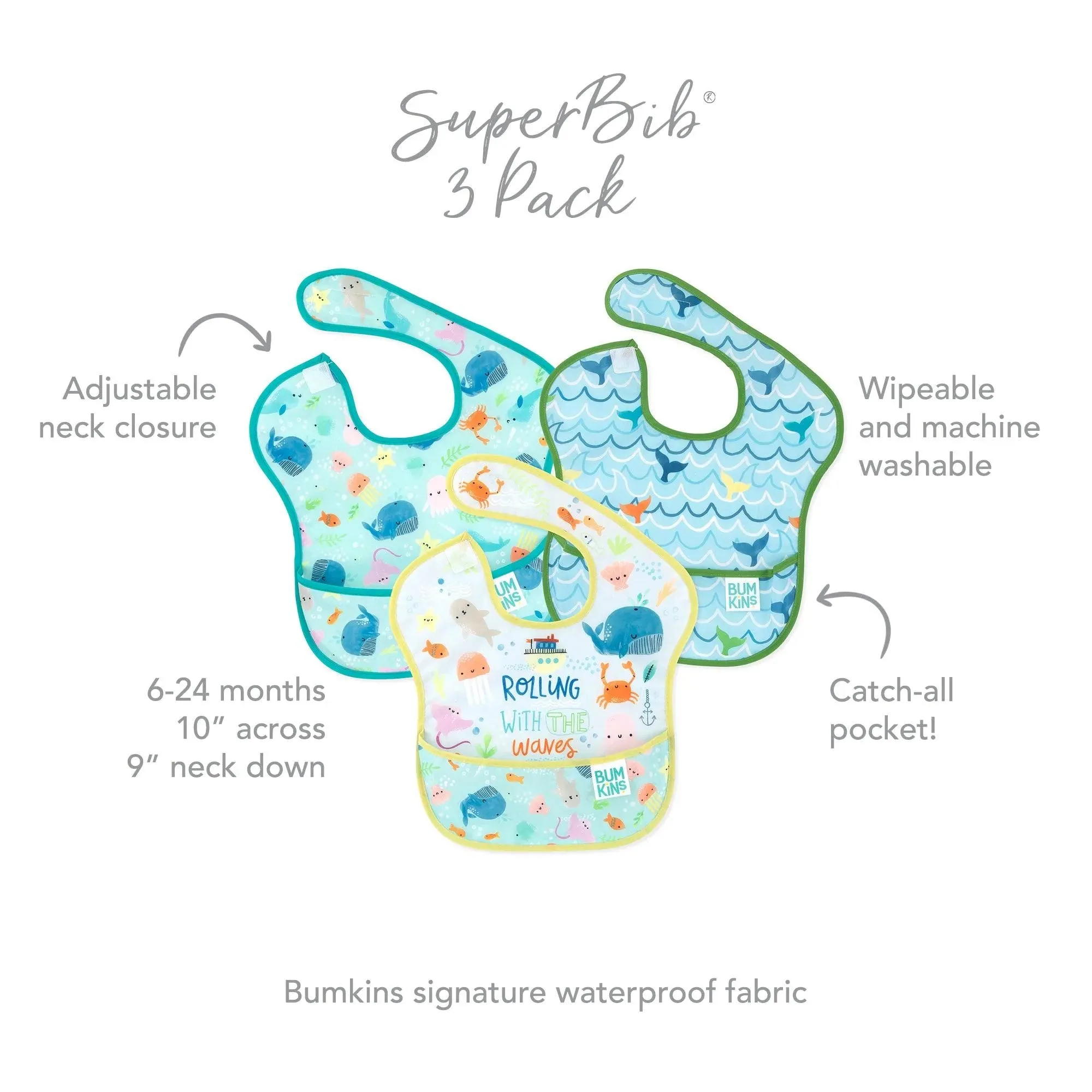 SuperBib 3 Pack: Rolling With the Waves