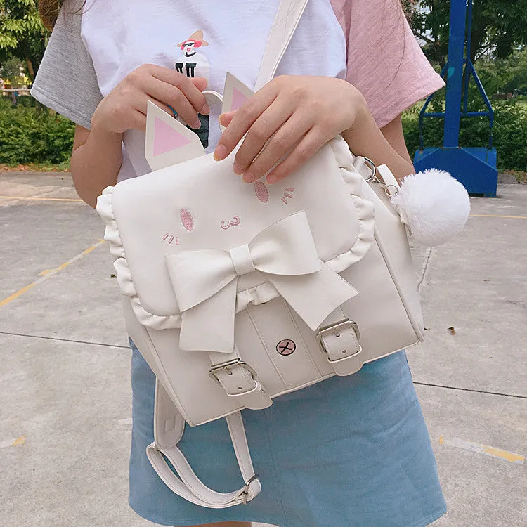 SWEET CAT BOW BACKPACK BY91025