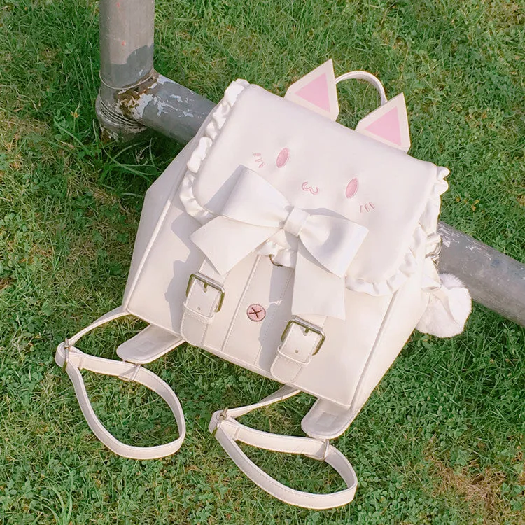 SWEET CAT BOW BACKPACK BY91025