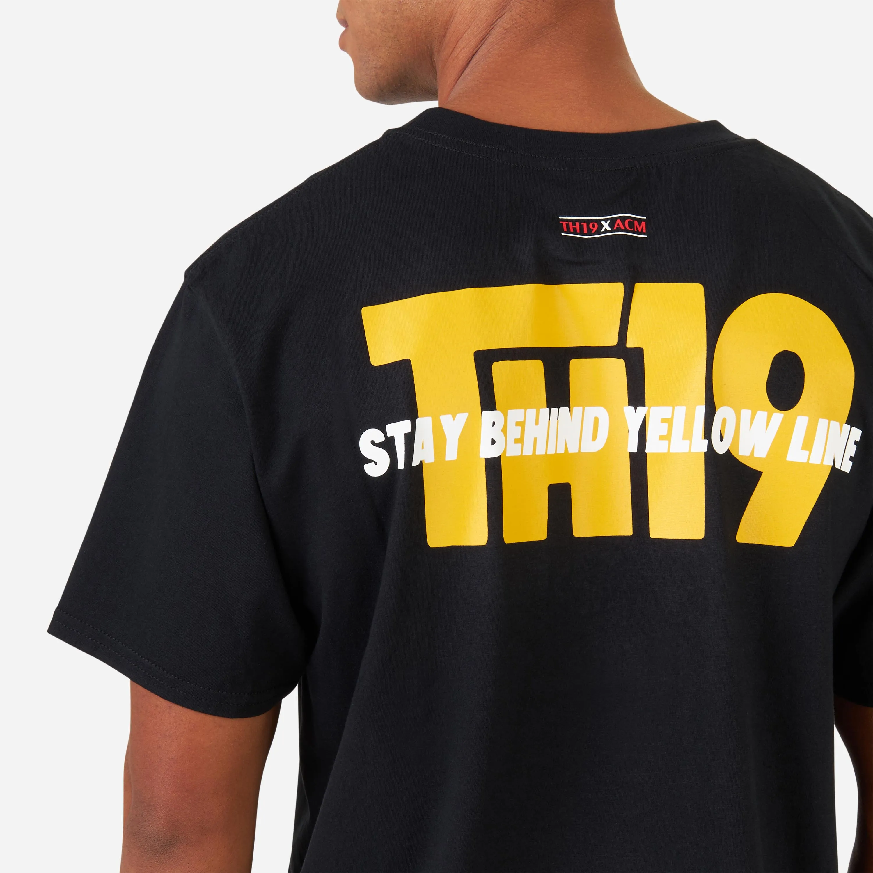 TH19 X ACM - T-SHIRT NERA CON STAMPA SUL DAVANTI E RETRO