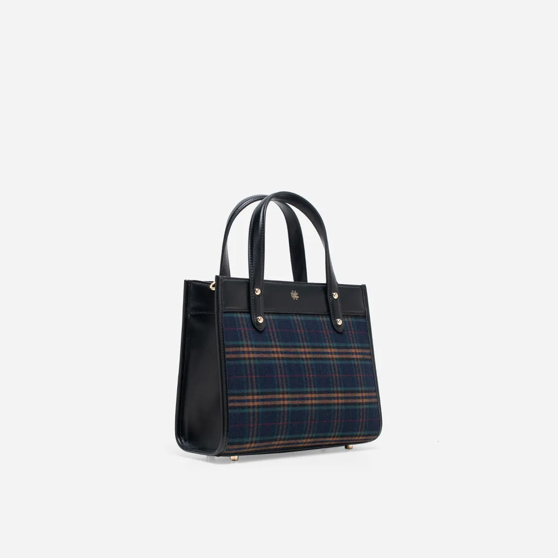 Theodora Mini Tartan Tote Bag