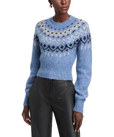 Toccin Lottie Fair Isle Crewneck Sweater