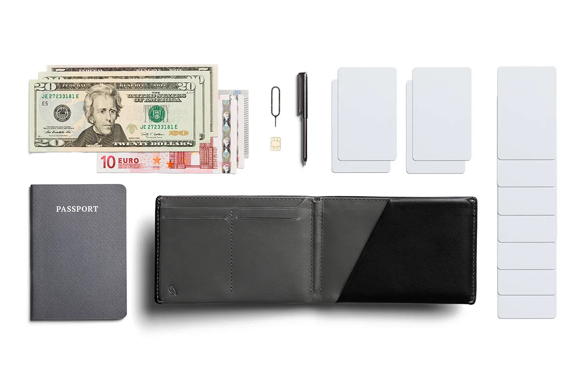 Travel Wallet - Black - RFID