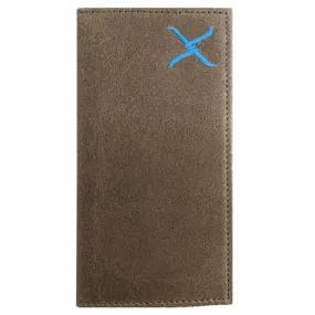 Twisted X Distressed Turquoise Wallet