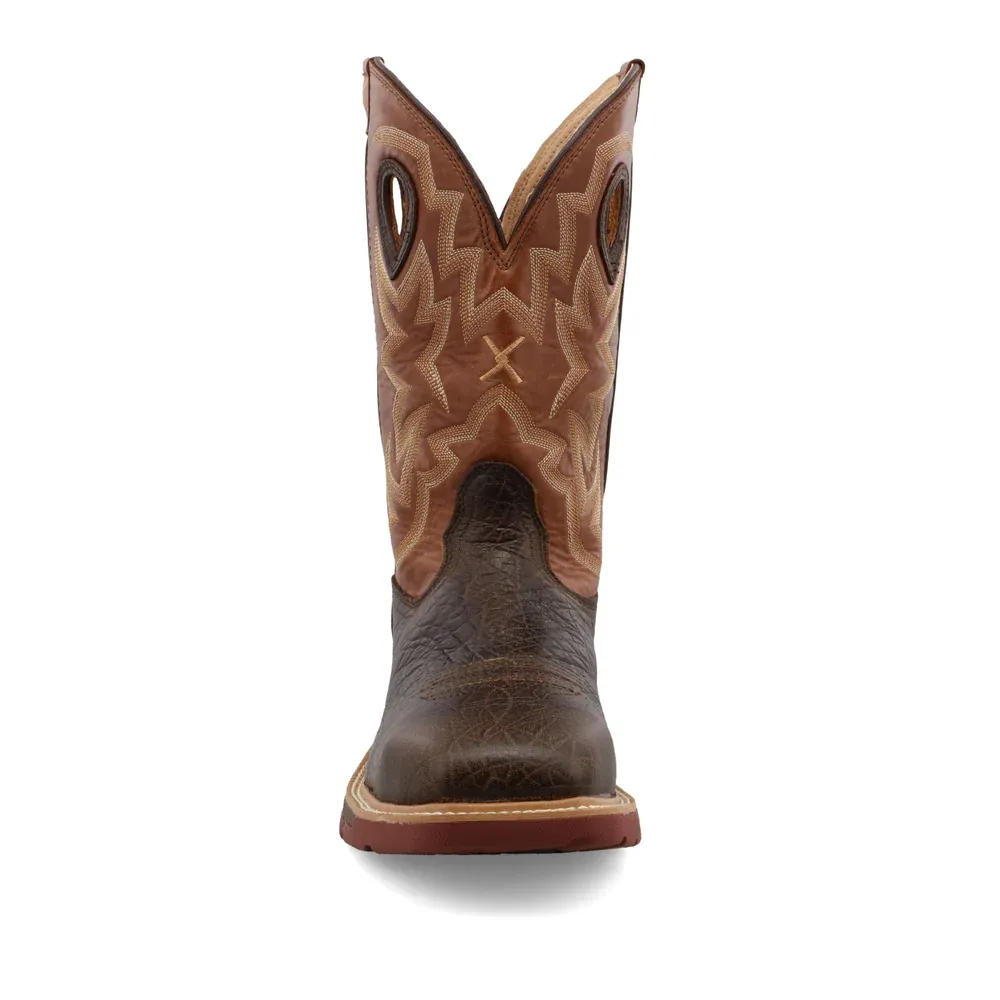 Twisted X Men's 12 SAFETY Toe WESTERN WP : MXBAW02