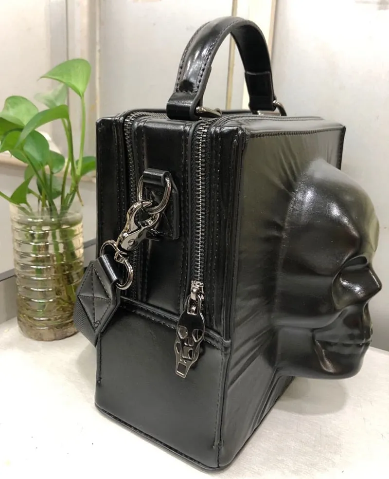 Unisex 3D Skull Handbag