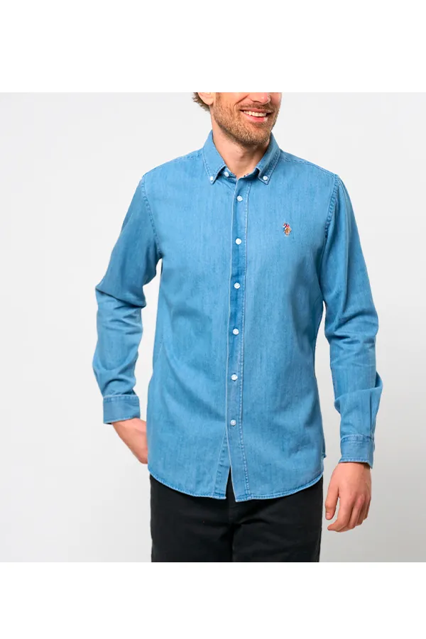 U.S. POLO ASSN. Shirt Craig Denim Light