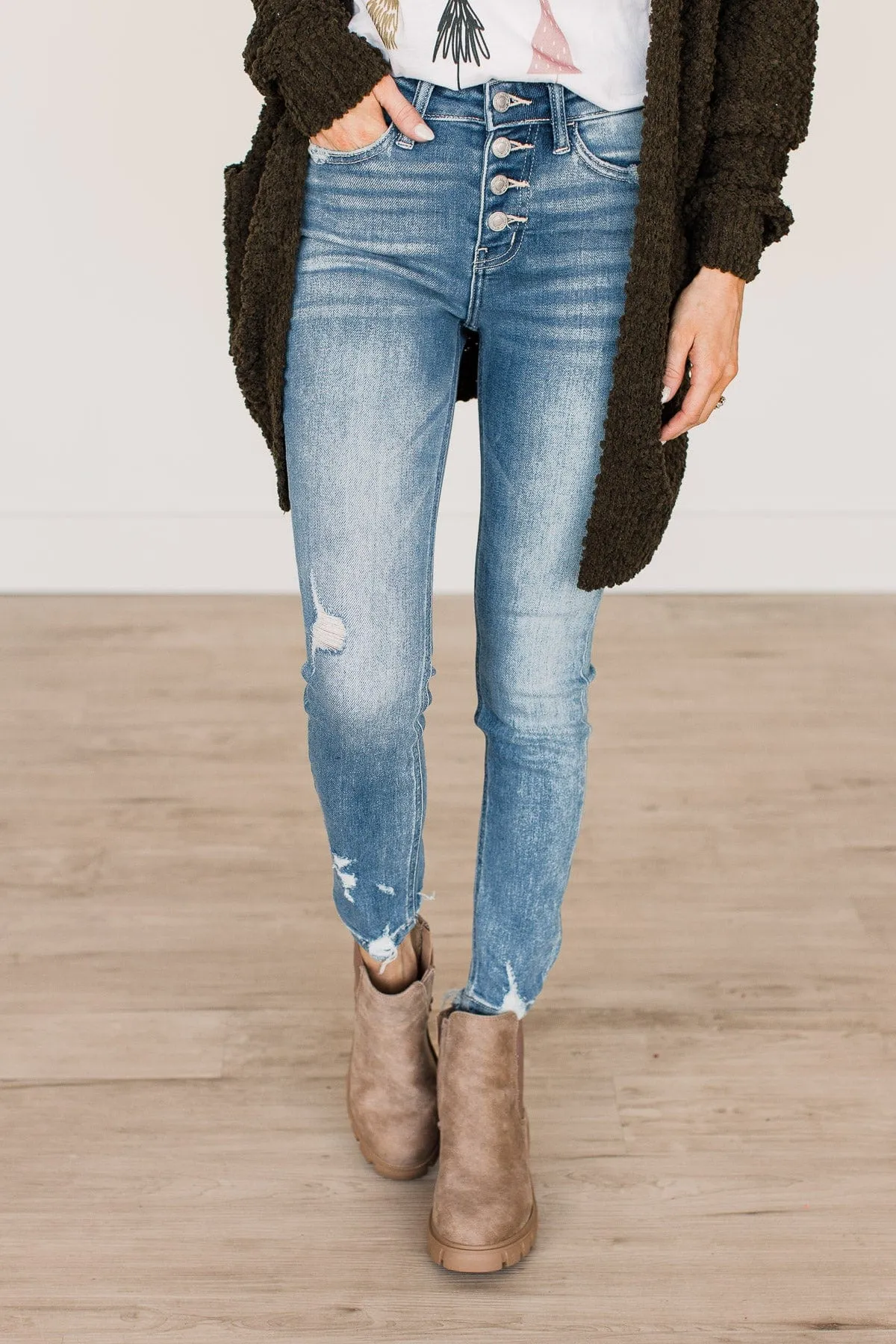 Vervet High-Rise Skinny Jeans- Margaret Wash