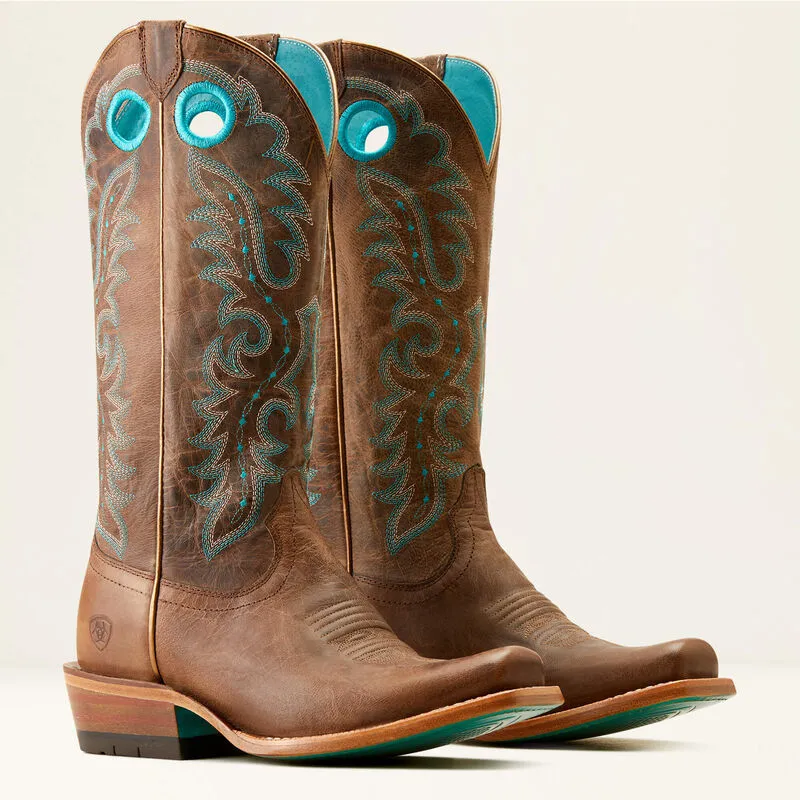 WOMENS ARIAT FUTURITY BOON PCN/BRN BOOT: 10050889