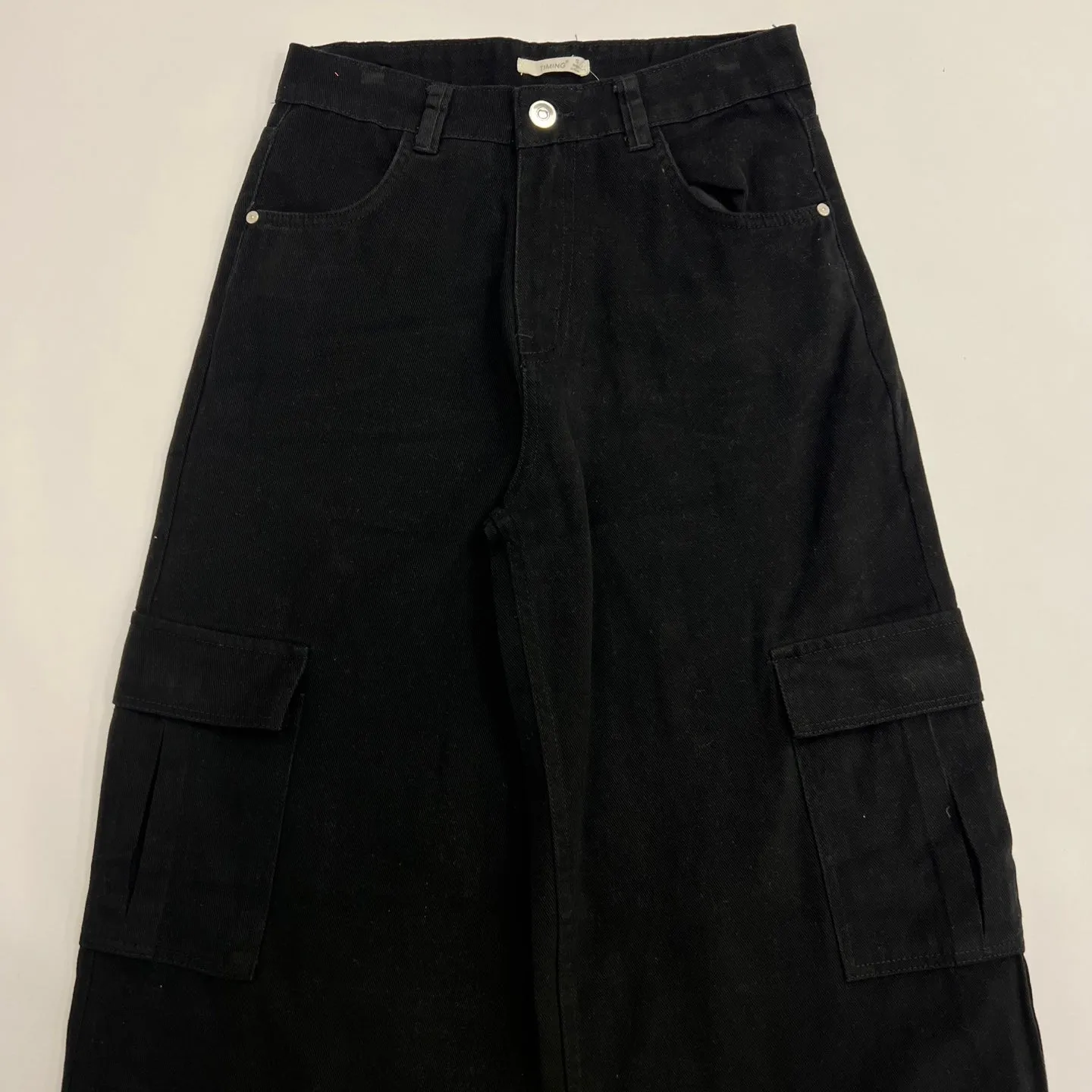 Women's Cargo Highwaisted Denim Pants