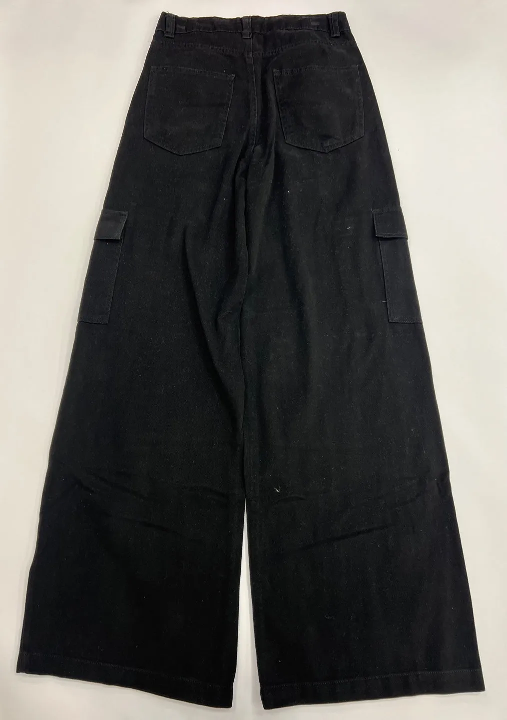 Women's Cargo Highwaisted Denim Pants